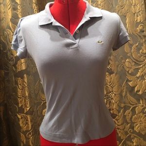Lacoste light blue polo shirt